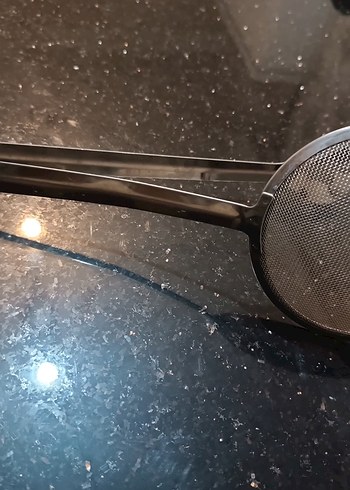 Metal Maşalı Süzgeç Kızartma Çok Amaçlı Kevgir - Görsel 3