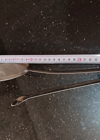 Metal Maşalı Süzgeç Kızartma Çok Amaçlı Kevgir - Görsel 4