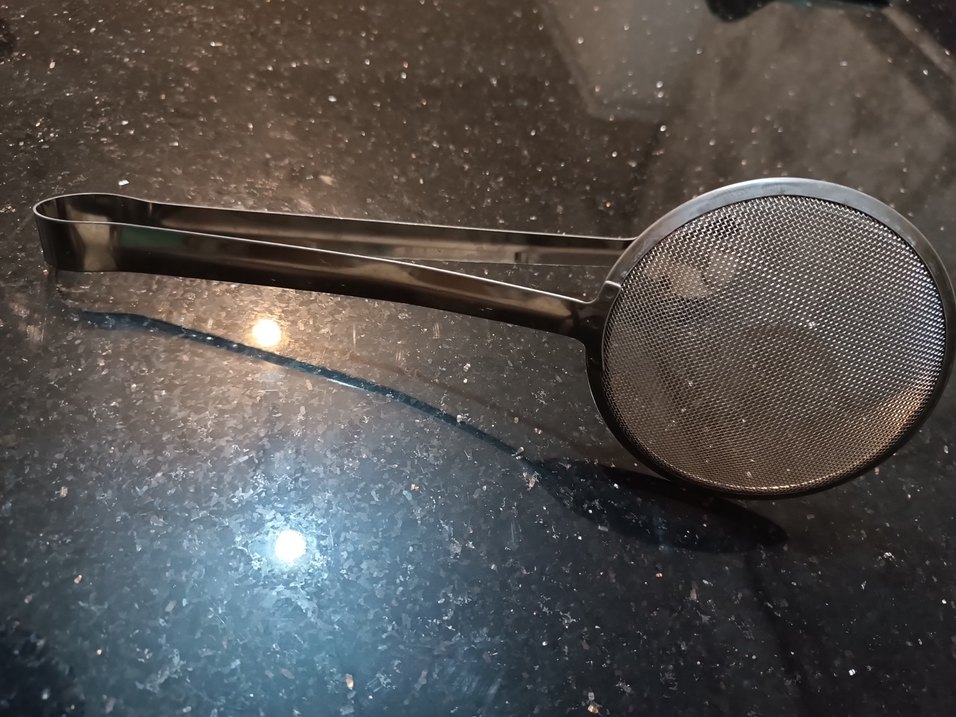 Metal Maşalı Süzgeç Kızartma Çok Amaçlı Kevgir - Görsel 3