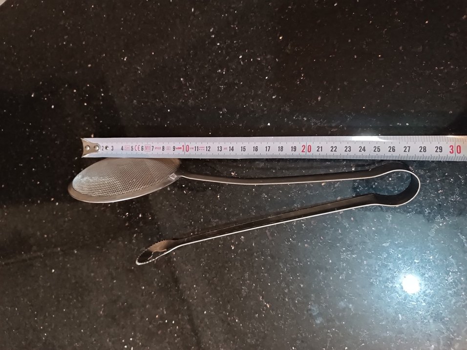 Metal Maşalı Süzgeç Kızartma Çok Amaçlı Kevgir - Görsel 4