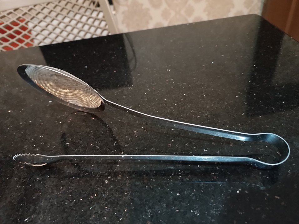 Metal Maşalı Süzgeç Kızartma Çok Amaçlı Kevgir - Görsel 2