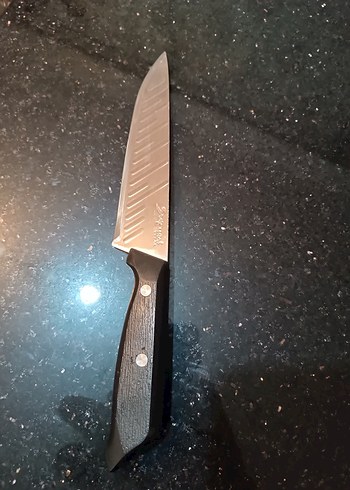 Tefal Samouras Siyah Saplı Çelik Şef Bıçağı 28cm - Görsel 4