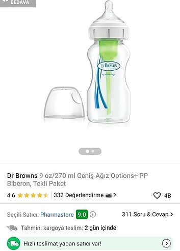 Dr.brown antikolik biberon 
