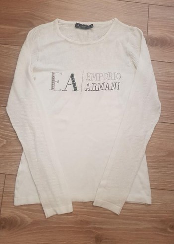 Emporio Armani Beyaz Uzun Kollu Kadın bluz
