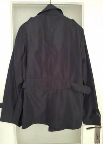 lacivert Midi Boy erkek Trençkot - Görsel 3