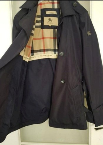 lacivert Midi Boy erkek Trençkot - Görsel 2