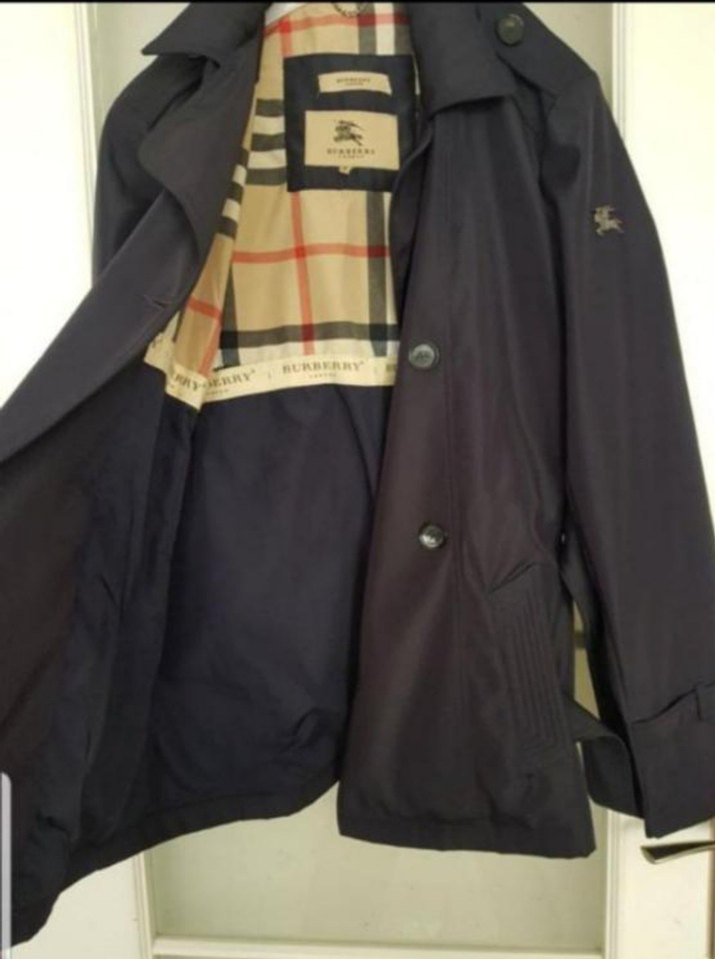 lacivert Midi Boy erkek Trençkot - Görsel 2