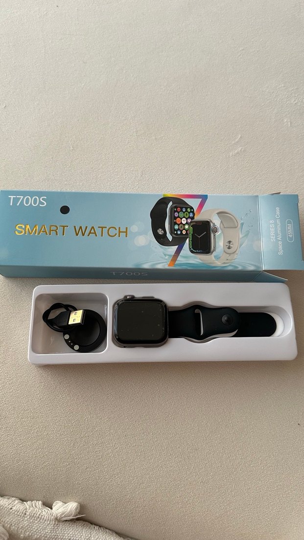 Siyah T700S Akıllı Saat - Görsel 2