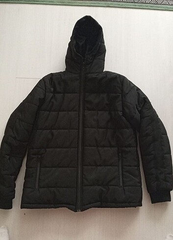siyah oversize mont 