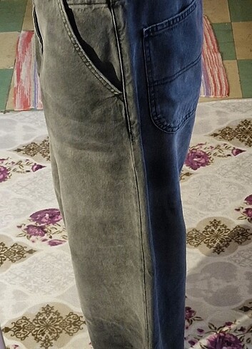 40 Beden gri Renk bershka gri skater pantalon