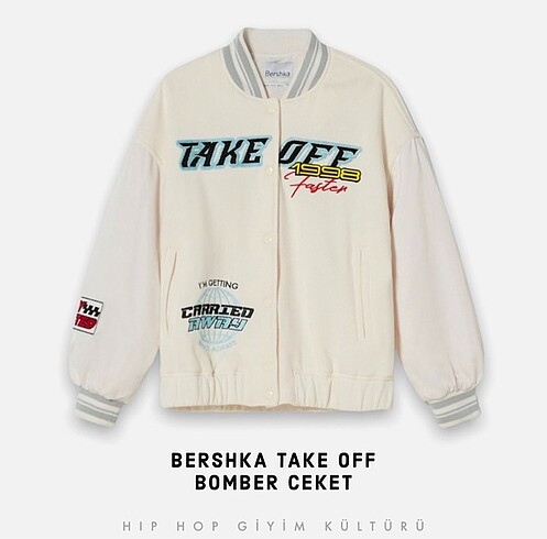 Bershka bomber kolej ceket
