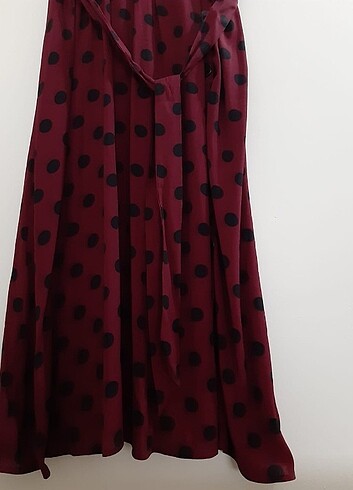 m Beden bordo Renk Mango Casual Elbise