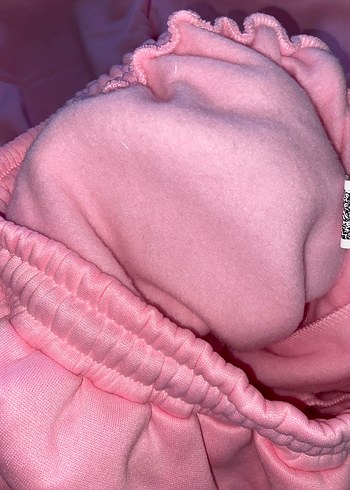 l Beden pembe Renk Pembe Salaş Kadın Eşofman Altı