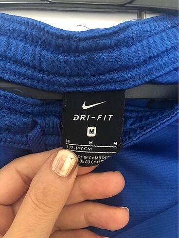 13-14 Yaş Beden Mavi Nike erkek çocuk şort