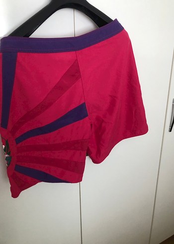 Baskılı Pembe Erkek  Mini Şort - Görsel 4