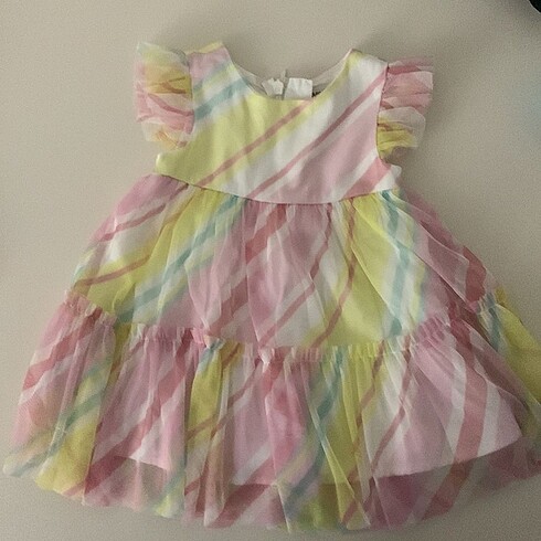 PANÇO 6-12 ay KIZ BEBEK YAZLIK ELBİSE - Görsel 3