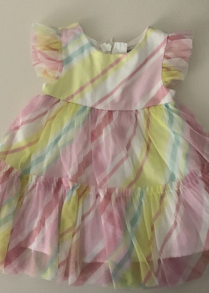 PANÇO 6-12 ay KIZ BEBEK YAZLIK ELBİSE - Görsel 3