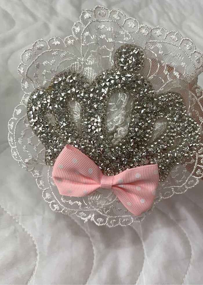 KRALİÇE TAÇ İŞLEMELİ LOHUSA TAKIMI - Görsel 4