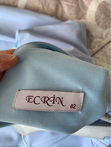 BEBE MAVİSİ KISA ABİYE ELBİSE - Görsel 4