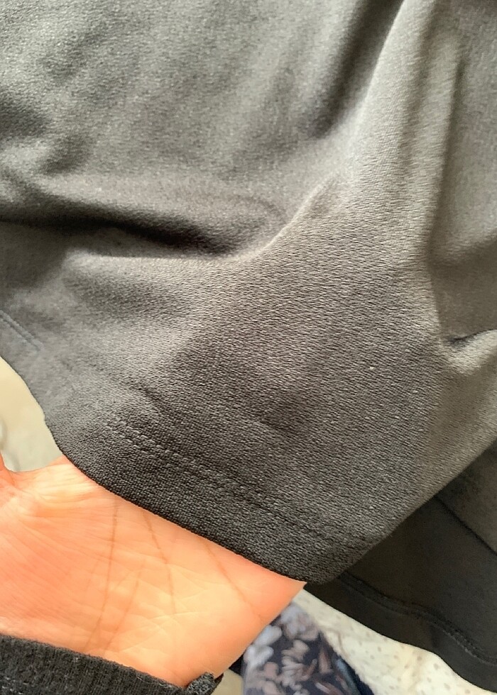 BARRELS AND OİL MİNİ PUANTİYELİ KRUVAZE ELBİSE - Görsel 4