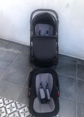 Siyah ve Gri Bebek Arabası - Görsel 5