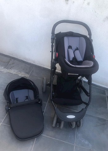 Siyah ve Gri Bebek Arabası - Görsel 7