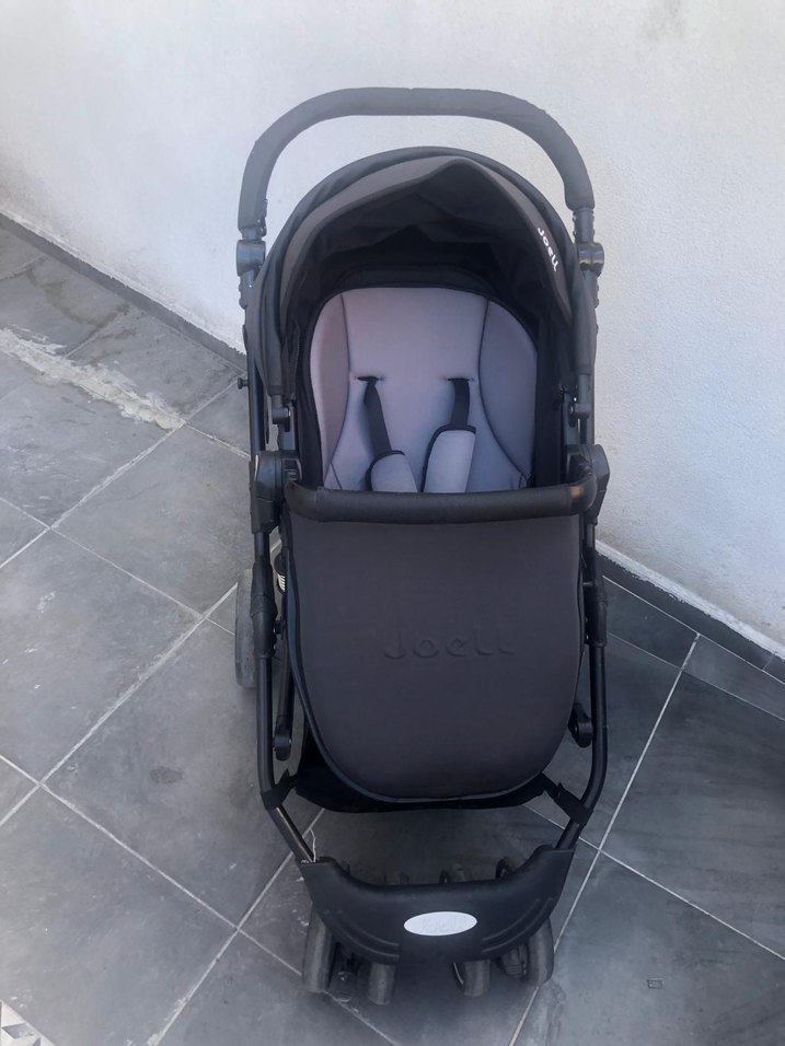 Siyah ve Gri Bebek Arabası - Görsel 3