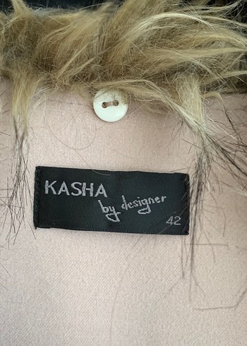 Kürk Yaka Detaylı Bej Kaban - Görsel 2