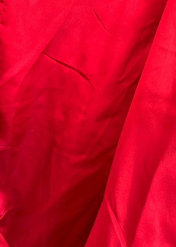 Kırmızı düğmeli kaban - Görsel 4