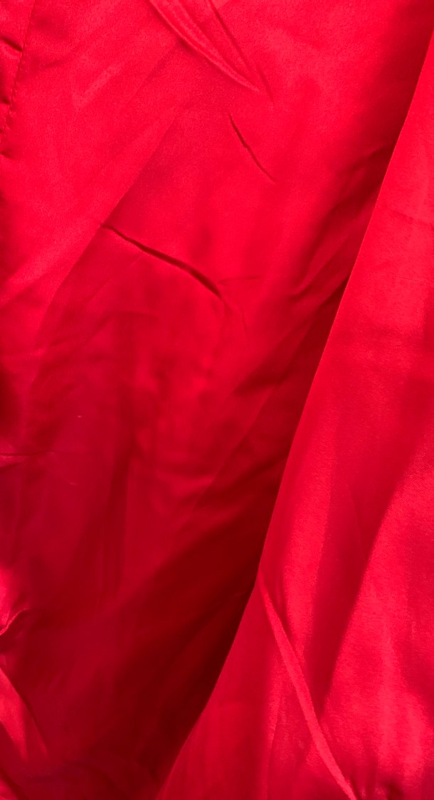 Kırmızı düğmeli kaban - Görsel 4