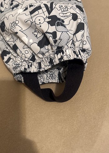 Gri Baskılı Bebek Erkek Kar Tulumu - Görsel 5