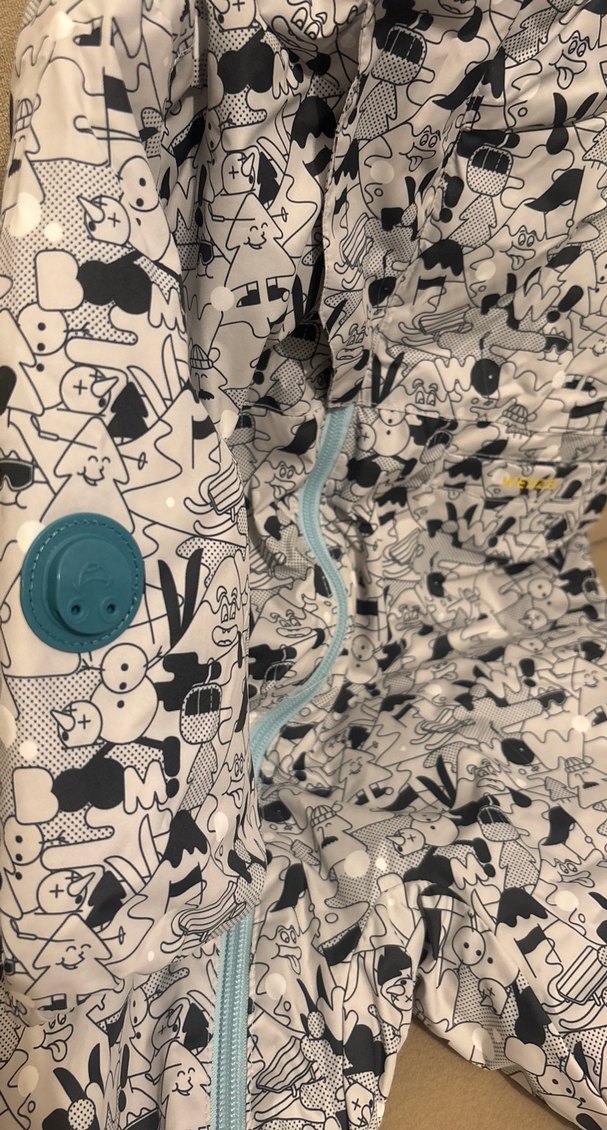 Gri Baskılı Bebek Erkek Kar Tulumu - Görsel 4