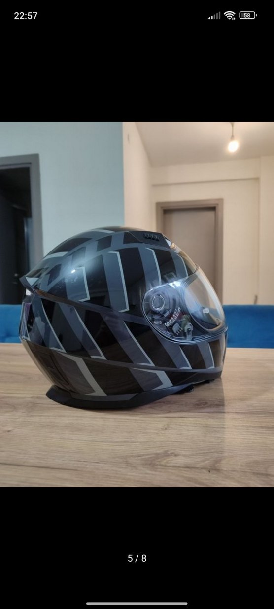 SHIRO KASK TERTEMIZ HIC CIZIGI YOK COK AZ KULLANILDI - Görsel 5