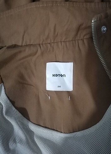 36 Beden Koton trençkot