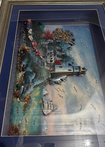 Rölyef el yapımı 3 boyutlu tablo - Görsel 3