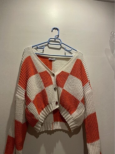 Oversize örme hırka