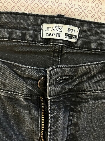 Defacto Skinny Jeans Siyah - Görsel 3