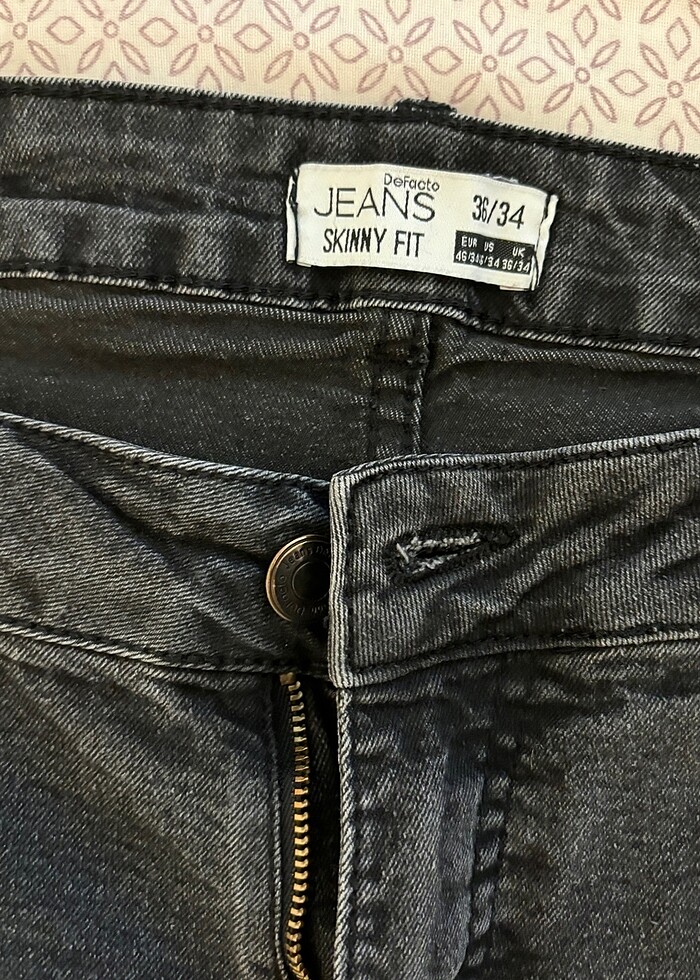 Defacto Skinny Jeans Siyah - Görsel 3