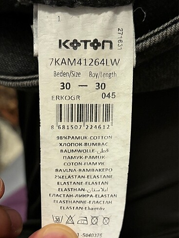 Koton Skiny Jeans Siyah - Görsel 4