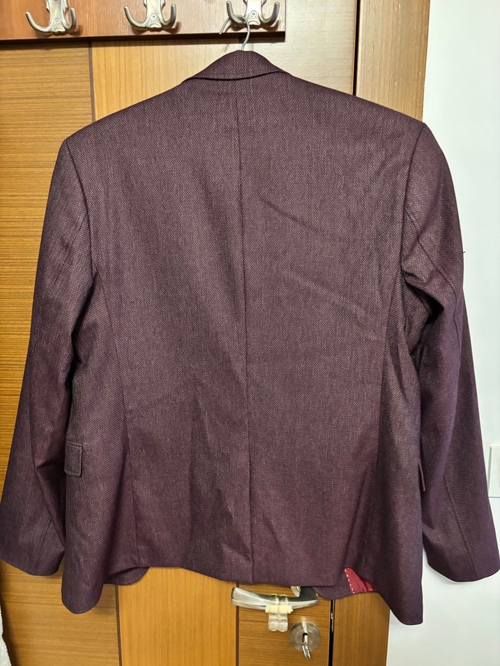 Bordo Erkek Blazer Ceket - Görsel 2
