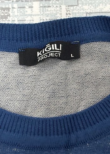 Mavi Erkek Kazak - Görsel 3