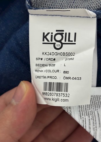 Mavi Erkek Kazak - Görsel 4