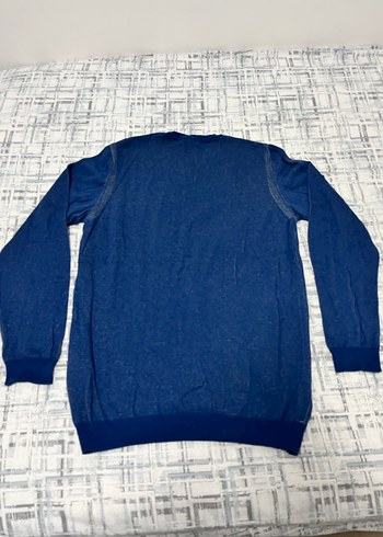 Mavi Erkek Kazak - Görsel 2