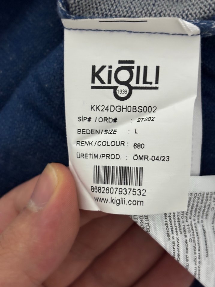 Mavi Erkek Kazak - Görsel 4