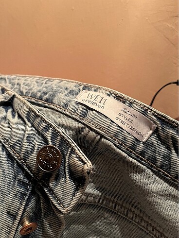 33 Beden mavi Renk Kot Baggy Pantolon