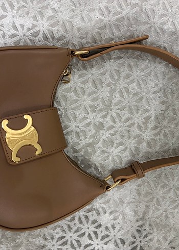 Bej Deri Tokalı Kadın Çanta - Görsel 4