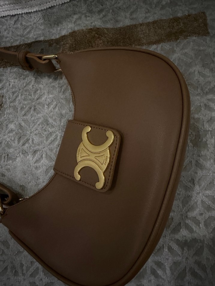 Bej Deri Tokalı Kadın Çanta - Görsel 3