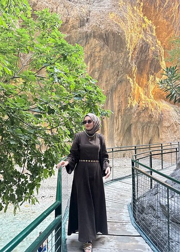 Bohem Stil Uzun Kamel Elbise - Görsel 4