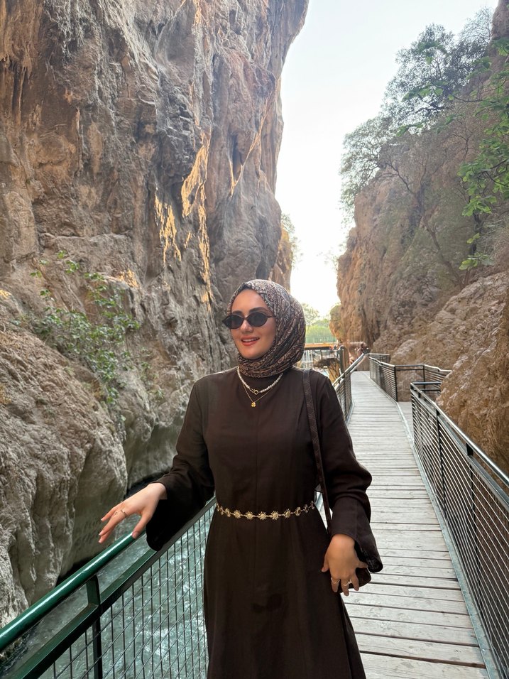 Bohem Stil Uzun Kamel Elbise - Görsel 3