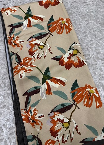 Bohem Çiçek Desenli Kadın Şal - Görsel 3